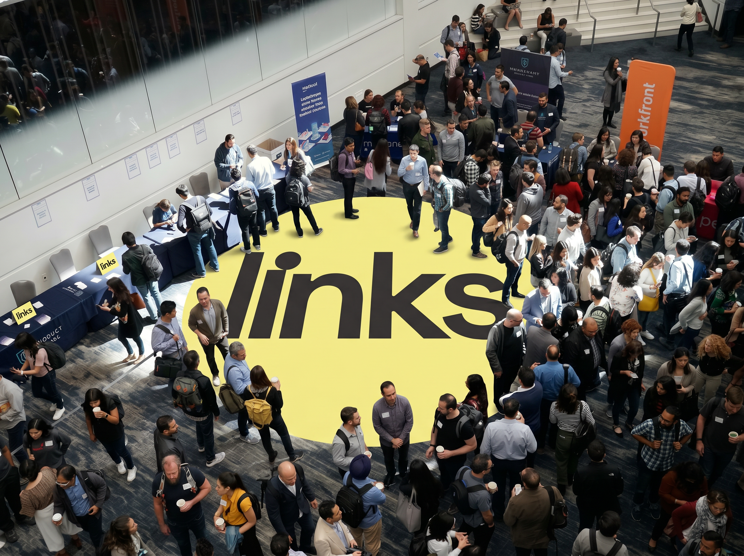 Corporate event links